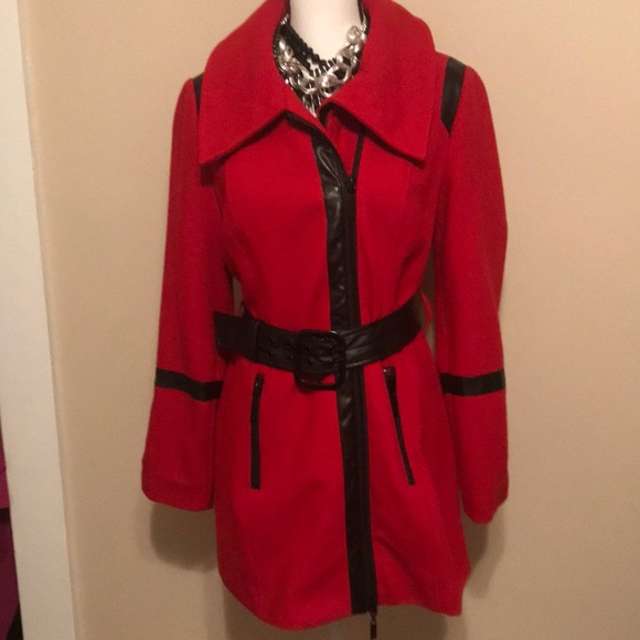 Cache Jackets & Blazers - NWOT Cache red and black coat